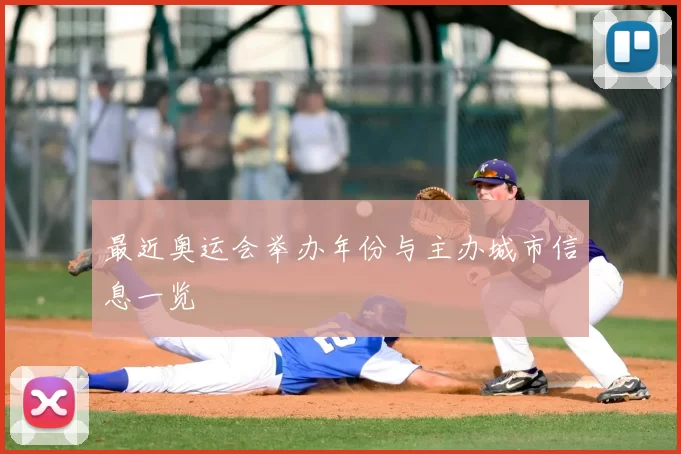 最近奥运会举办年份与主办城市信息一览